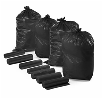 Пакет для мусора 220-260 литров/50-80 мкм