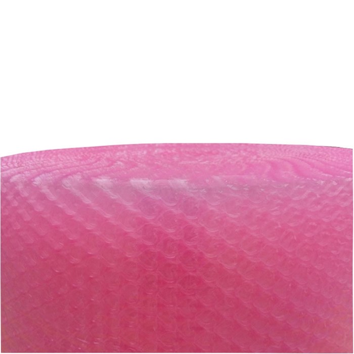 Воздушно-пузырьковая пленка 1,5х50м (двухслойная, розовая), 45гр/м2 - фото 5731