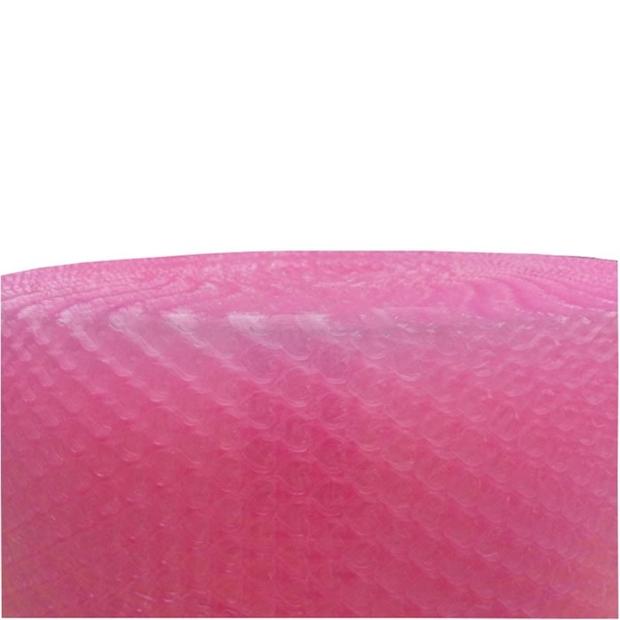 Воздушно-пузырьковая пленка 1,5х100м (двухслойная, розовая), 45гр/м2 - фото 6182