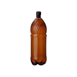 Бутылка с крышкой, 1л (ПЭТ, упак. 60шт), темная