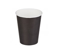 Стакан бумажный, для горячих напитков (250мл, 50 шт, черный)