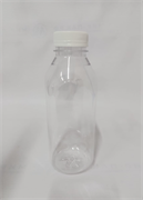 Бутылка с крышкой, 0,5л (ПЭТ, 38мм, квадратная, упак. 100шт)