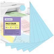 Бумага цветная А4 (100л, 80гр, голубая), OfficeSpace Pale color
