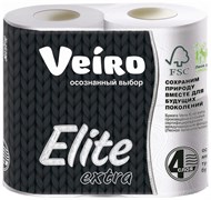 Туалетная бумага Veiro Elite Extra (4-хслойная, 4 рулона)