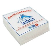 Салфетки бумажные Сыктывкарские (белые, двухслойные, 50 шт/уп)